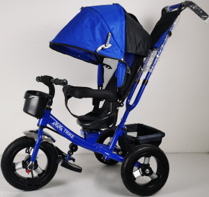 3-колесный А5 TRIKE COMFORT AIR (-, синий, поворотное сиденье, 12" и 10", пневмоколеса с антипрокольным наполнителем)