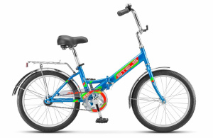 20" Stels Pilot-310 20С Велосипед (1 скорость, сталь, 12", синий, ножной)