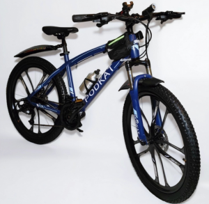 26" PODKAT РМ632D Велосипед с литыми дисками (РМ632D, 24 скорости, Сталь, 17", синий, Дисковый тормоз)