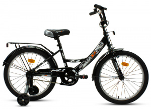 18" Maxxpro Maxxpro 18 (2025) Велосипед (MAXXPRO-N18-3(5), Сталь, чёрный/белый, Ножной задний/передний ободной)