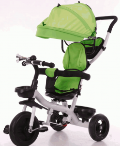3-х колесный KORTIK 003 (SJ-003L, зелёный, поворотное на 360 градусов сиденье, 10" и 8", EVA)