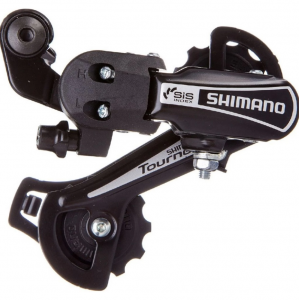 Переключатель скоростей задний Shimano Tourney (TY21-B, 6 скоростей, под болт, чёрный, б/уп, ARDTY21BGSDL)